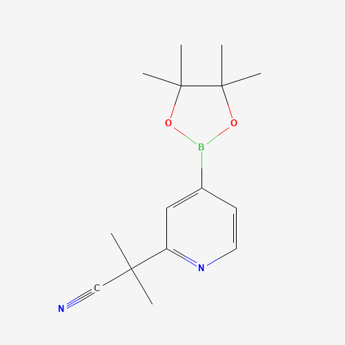 2-Methyl-2-(4-(4,4,5,5-tetramethyl-1,3,2-dioxaborolan-2-yl)pyridin-2-yl)propanenitrile