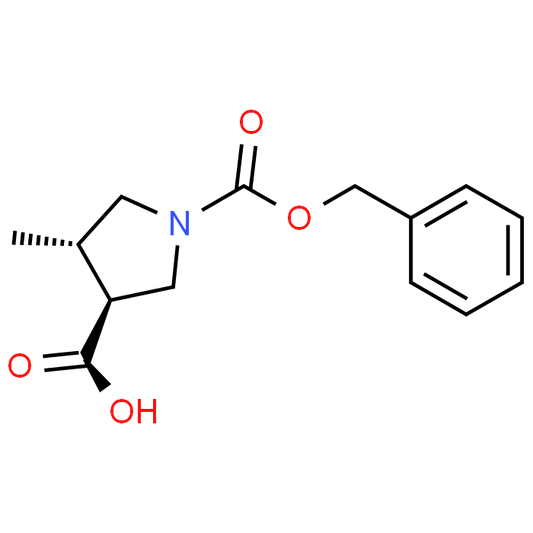 trans-1-[(Benzyloxy)carbonyl]-4-methylpyrrolidine-3-carboxylic acid