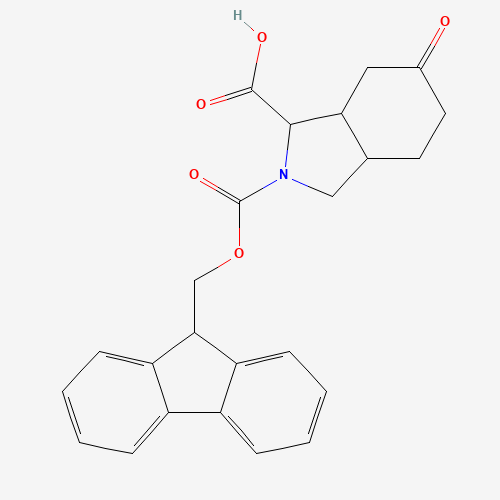 2-(((9H-Fluoren-9-yl)methoxy)carbonyl)-6-oxooctahydro-1H-isoindole-1-carboxylic acid