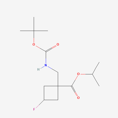 1-(Boc-aminomethyl)-3-fluorocyclobutanecarboxylic acid isopropyl ester