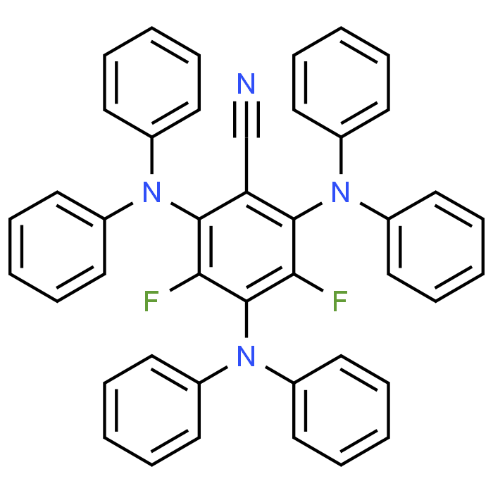 2,4,6-Tris(diphenylamino)-3,5-difluorobenzonitrile