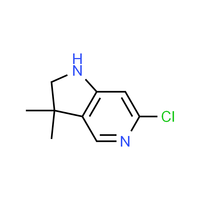 6-Chloro-3,3-dimethyl-2,3-dihydro-1H-pyrrolo[3,2-c]pyridine