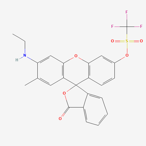 3'-(Ethylamino)-2'-methyl-3-oxo-3h-spiro[isobenzofuran-1,9'-xanthen]-6'-yl trifluoromethanesulfonate