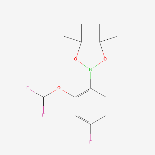 2-[2-(Difluoromethoxy)-4-fluorophenyl]-4,4,5,5-tetramethyl-1,3,2-dioxaborolane