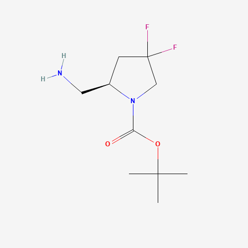 (R)-tert-Butyl 2-(aminomethyl)-4,4-difluoropyrrolidine-1-carboxylate