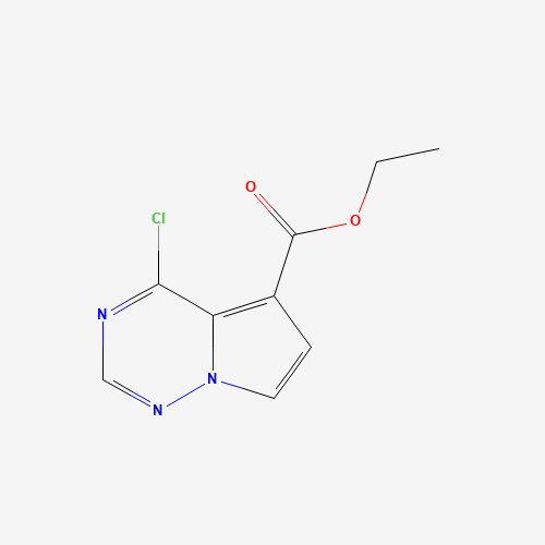 Ethyl 4-chloropyrrolo[2,1-f]-[1,2,4]triazine-5-carboxylate - Achmem