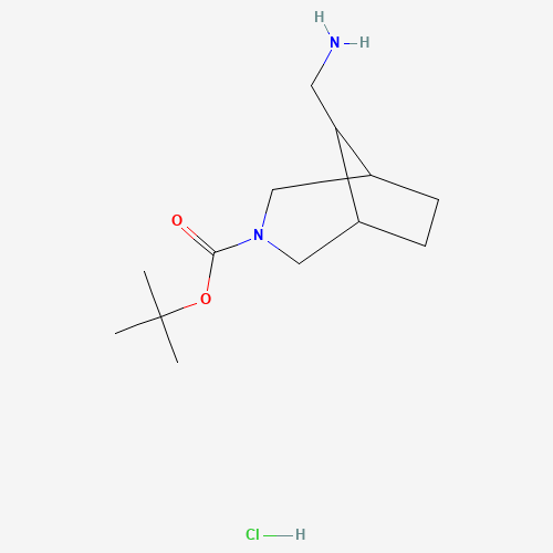 tert-Butyl 8-(aminomethyl)-3-azabicyclo[3.2.1]octane-3-carboxylate hydrochloride