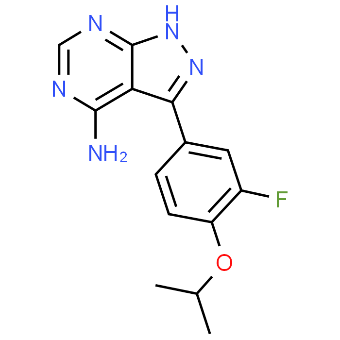 3-(3-Fluoro-4-isopropoxyphenyl)-1H-pyrazolo[3,4-d]pyrimidin-4-amine