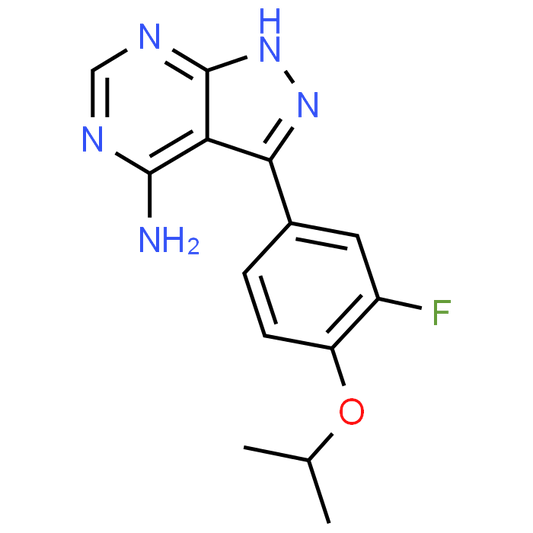 3-(3-Fluoro-4-isopropoxyphenyl)-1H-pyrazolo[3,4-d]pyrimidin-4-amine