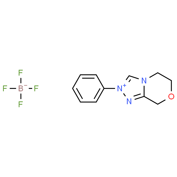 2-Phenyl-5,6-dihydro-8H-[1,2,4]triazolo[3,4-c][1,4]oxazin-2-ium tetrafluoroborate