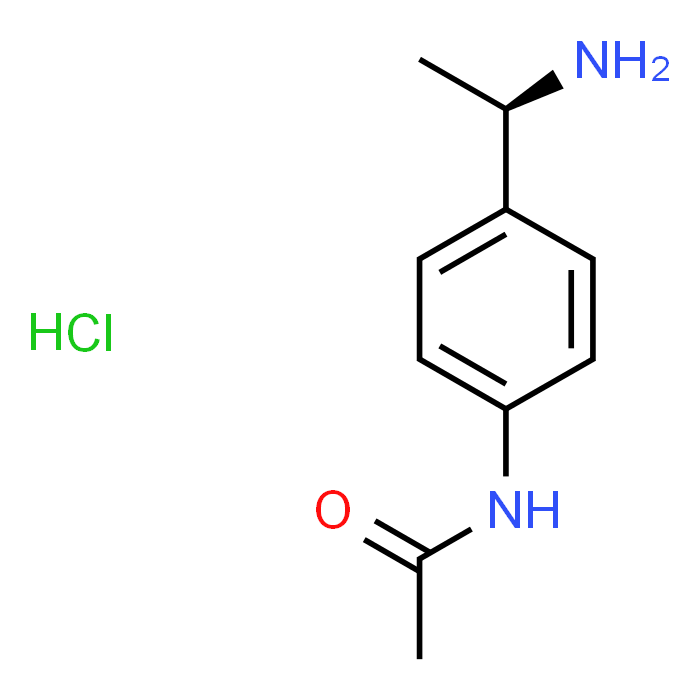 (R)-N-[4-(1-Amino-ethyl)-phenyl]-acetamide hydrochloride - Achmem