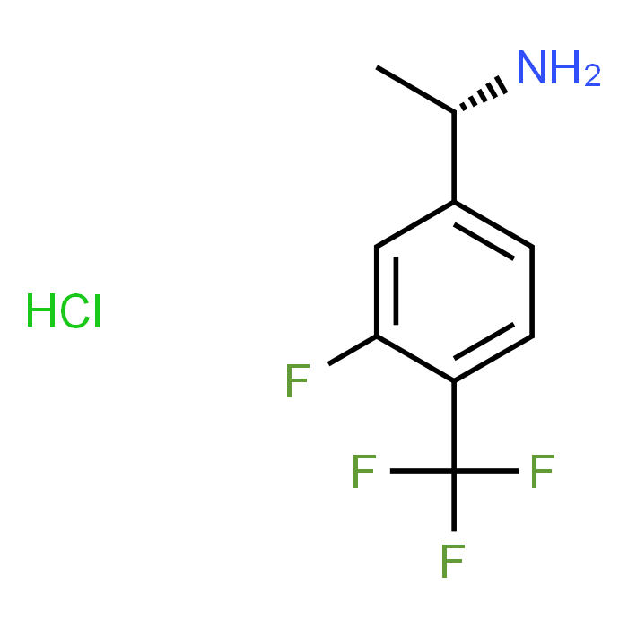 (S)-1-(3-Fluoro-4-(trifluoromethyl)phenyl)ethanamine hydrochloride