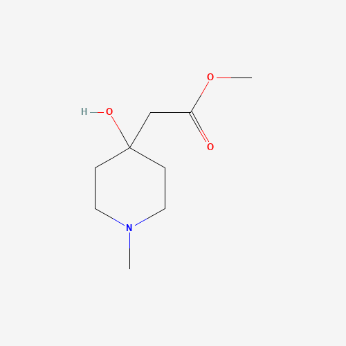 Methyl 2-(4-hydroxy-1-methylpiperidin-4-yl)acetate