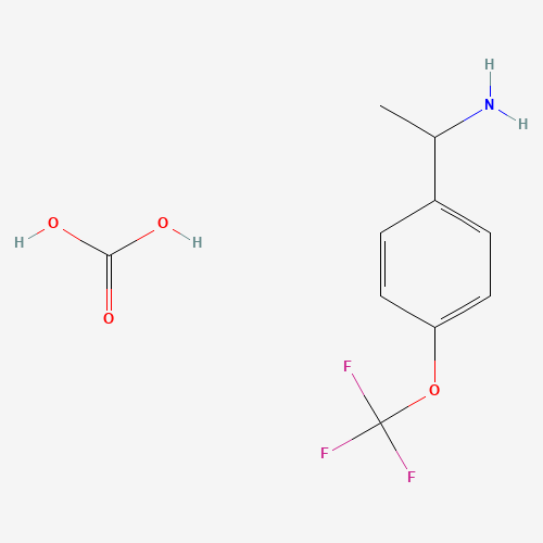 1-(4-(Trifluoromethoxy)phenyl)ethan-1-amine carbonate