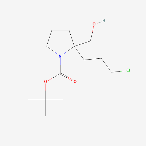 tert-Butyl 2-(3-chloropropyl)-2-(Hydroxymethyl)pyrrolidine-1-carboxylate