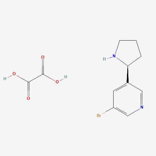 (S)-3-Bromo-5-(pyrrolidin-2-yl)pyridine oxalate