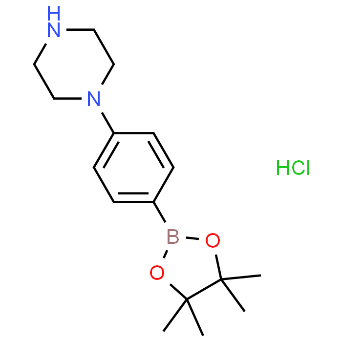 1-(4-(4,4,5,5-Tetramethyl-1,3,2-dioxaborolan-2-yl)phenyl)piperazine hydrochloride