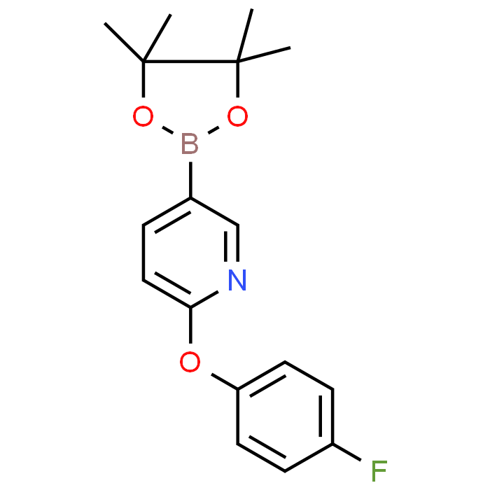 2-(4-Fluorophenoxy)-5-(4,4,5,5-tetramethyl-1,3,2-dioxaborolan-2-yl)pyridine