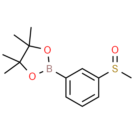 4,4,5,5-Tetramethyl-2-(3-(methylsulfinyl)phenyl)-1,3,2-dioxaborolane