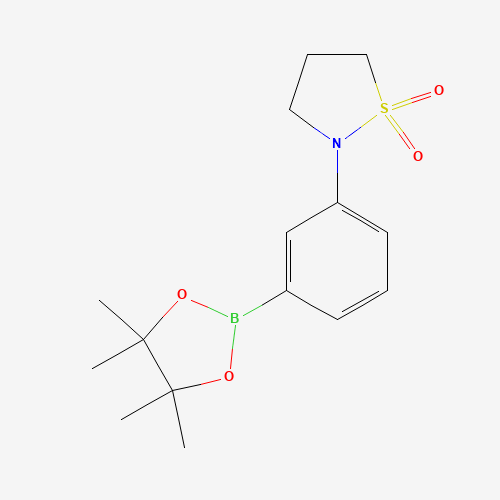 2-(3-(4,4,5,5-Tetramethyl-1,3,2-dioxaborolan-2-yl)phenyl)isothiazolidine 1,1-dioxide