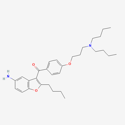 (5-Amino-2-butylbenzofuran-3-yl)(4-(3-(dibutylamino)propoxy)phenyl)methanone