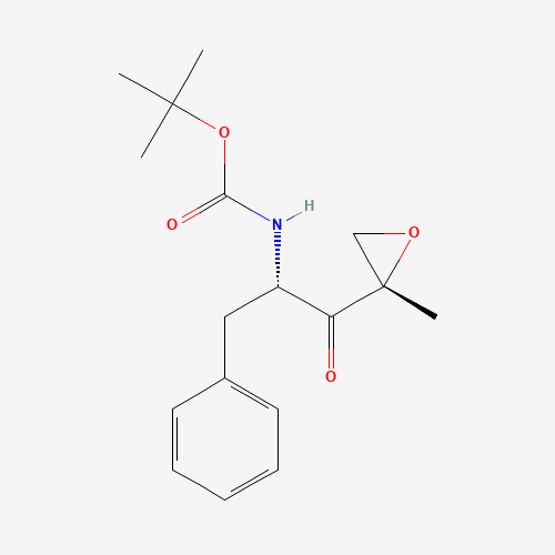 tert-Butyl ((S)-1-((S)-2-methyloxiran-2-yl)-1-oxo-3-phenylpropan-2-yl)carbamate