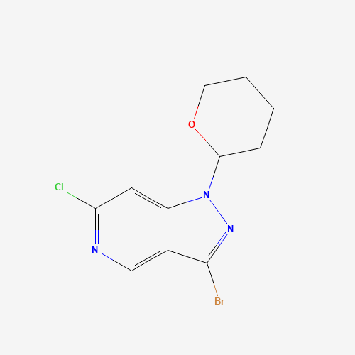3-Bromo-6-chloro-1-(tetrahydro-2H-pyran-2-yl)-1H-pyrazolo[4,3-c]pyridine