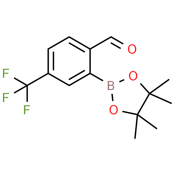 2-(4,4,5,5-Tetramethyl-1,3,2-dioxaborolan-2-yl)-4-(trifluoromethyl)benzaldehyde