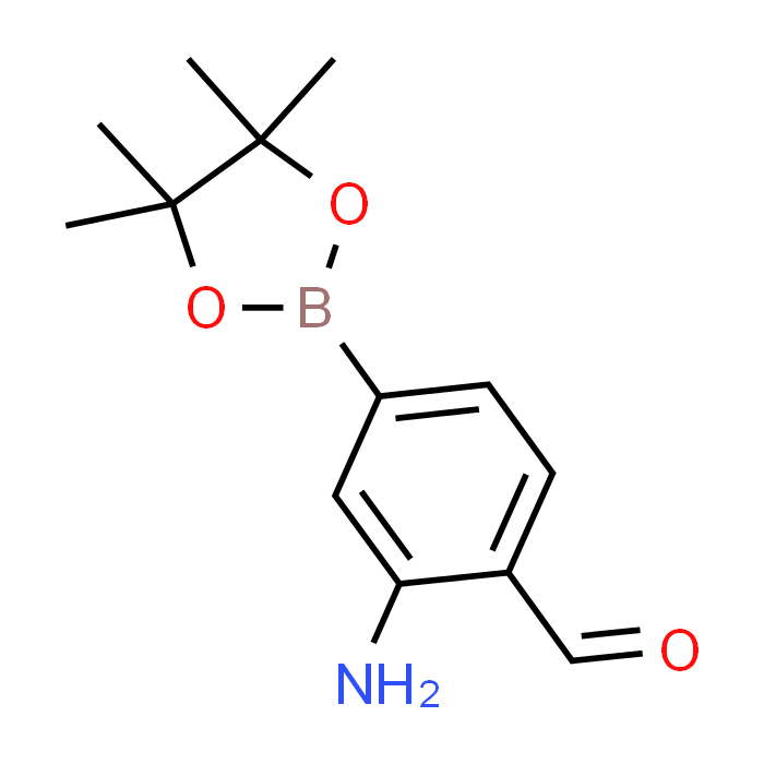 2-Amino-4-(4,4,5,5-tetramethyl-1,3,2-dioxaborolan-2-yl)benzaldehyde