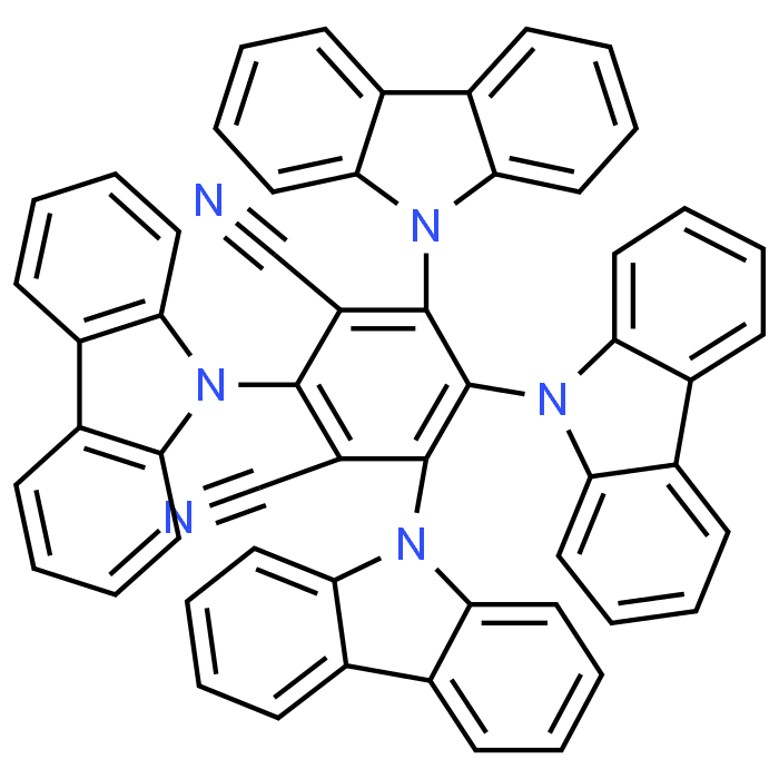 2,4,5,6-Tetra(9H-carbazol-9-yl)-1,3-Dicyanobenzene