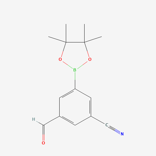 3-Formyl-5-(4,4,5,5-tetramethyl-1,3,2-dioxaborolan-2-yl)benzonitrile