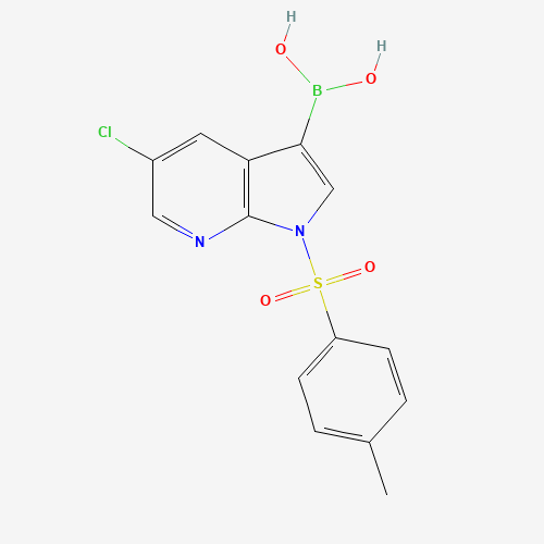 (5-Chloro-1-tosyl-1H-pyrrolo[2,3-b]pyridin-3-yl)boronic acid
