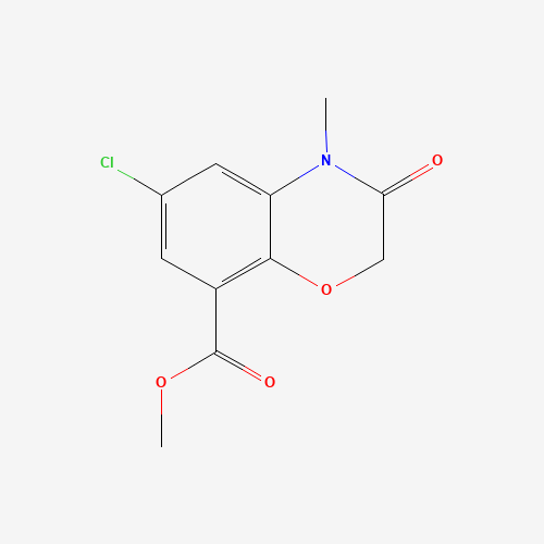 Methyl 6-chloro-4-methyl-3-oxo-3,4-dihydro-2H-benzo[b][1,4]oxazine-8-carboxylate