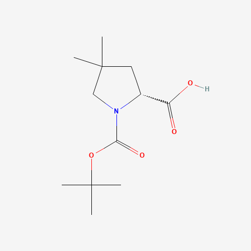 (2R)-1-[(tert-butoxy)carbonyl]-4,4-dimethylpyrrolidine-2-carboxylic acid