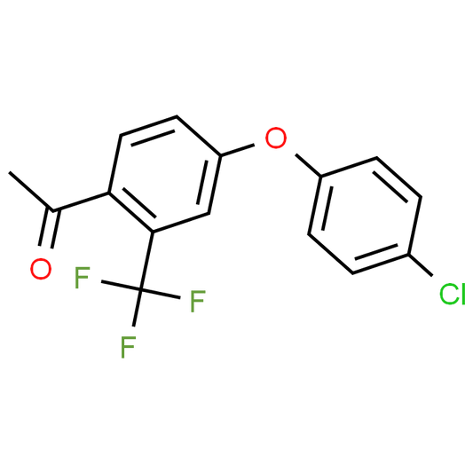 1-(4-(4-Chlorophenoxy)-2-(trifluoromethyl)phenyl)ethan-1-one