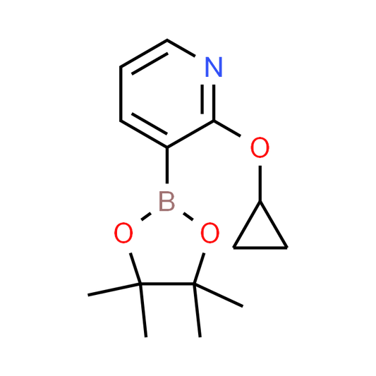 2-Cyclopropoxy-3-(4,4,5,5-tetramethyl-1,3,2-dioxaborolan-2-yl)pyridine