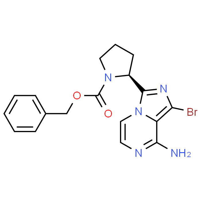 (S)-Benzyl 2-(8-amino-1-bromoimidazo[1,5-a]pyrazin-3-yl)pyrrolidine-1-carboxylate