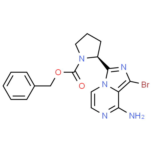 (S)-Benzyl 2-(8-amino-1-bromoimidazo[1,5-a]pyrazin-3-yl)pyrrolidine-1-carboxylate