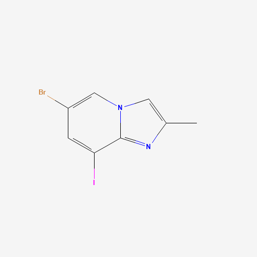 6-Bromo-8-iodo-2-methylimidazo[1,2-a]pyridine