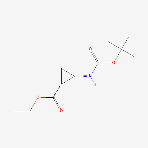 cis-Ethyl 2-((tert-butoxycarbonyl)amino)cyclopropanecarboxylate