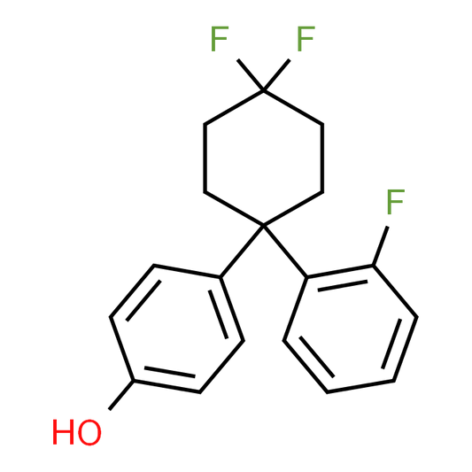 4-(4,4-Difluoro-1-(2-fluorophenyl)cyclohexyl)phenol