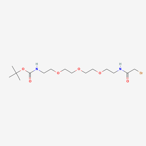 Bromoacetamido-PEG3-NH-Boc