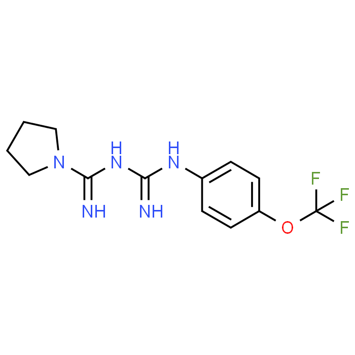 N-(N-(4-(Trifluoromethoxy)phenyl)carbamimidoyl)pyrrolidine-1-carboximidamide
