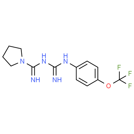 N-(N-(4-(Trifluoromethoxy)phenyl)carbamimidoyl)pyrrolidine-1-carboximidamide