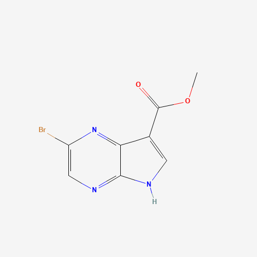 Methyl 2-bromo-5H-pyrrolo[2,3-b]pyrazine-7-carboxylate