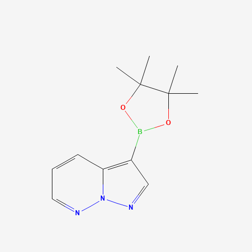3-(4,4,5,5-Tetramethyl-1,3,2-dioxaborolan-2-yl)pyrazolo[1,5-b]pyridazine
