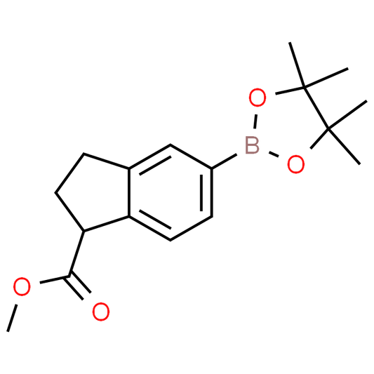 Methyl 5-(4,4,5,5-tetramethyl-1,3,2-dioxaborolan-2-yl)-2,3-dihydro-1H-indene-1-carboxylate