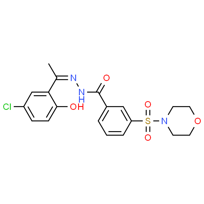 (E)-N'-(1-(5-Chloro-2-hydroxyphenyl)ethylidene)-3-(morpholinosulfonyl)benzohydrazide