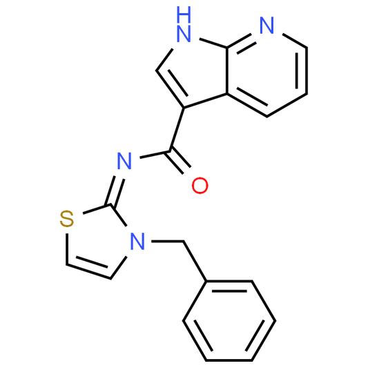 N-(3-Benzylthiazol-2(3H)-ylidene)-1H-pyrrolo[2,3-b]pyridine-3-carboxamide