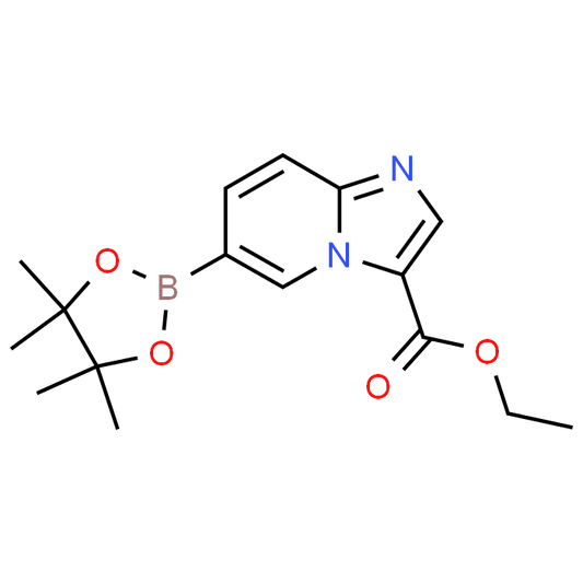 Ethyl 6-(4,4,5,5-tetramethyl-1,3,2-dioxaborolan-2-yl)imidazo[1,2-a]pyridine-3-carboxylate